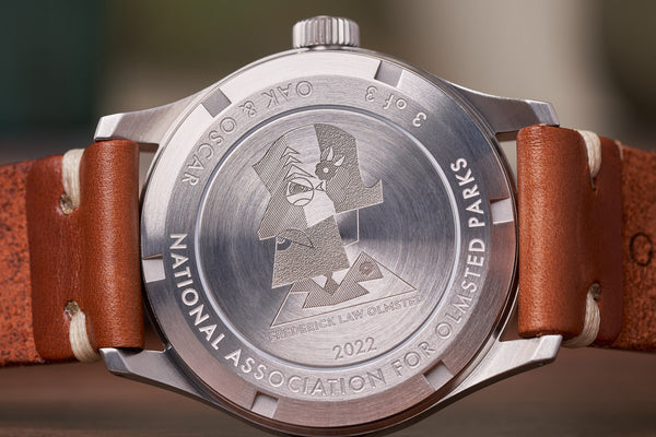 Oak & Oscar Raffles Special Edition Watch for Olmsted 200