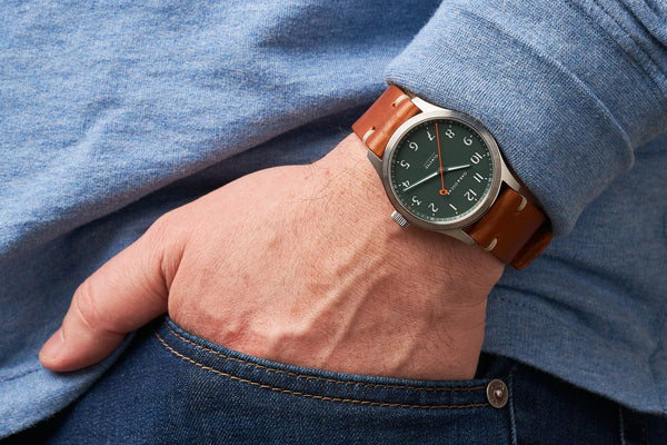 Oak & Oscar Green Dial Olmsted No Date Raffled for Charity