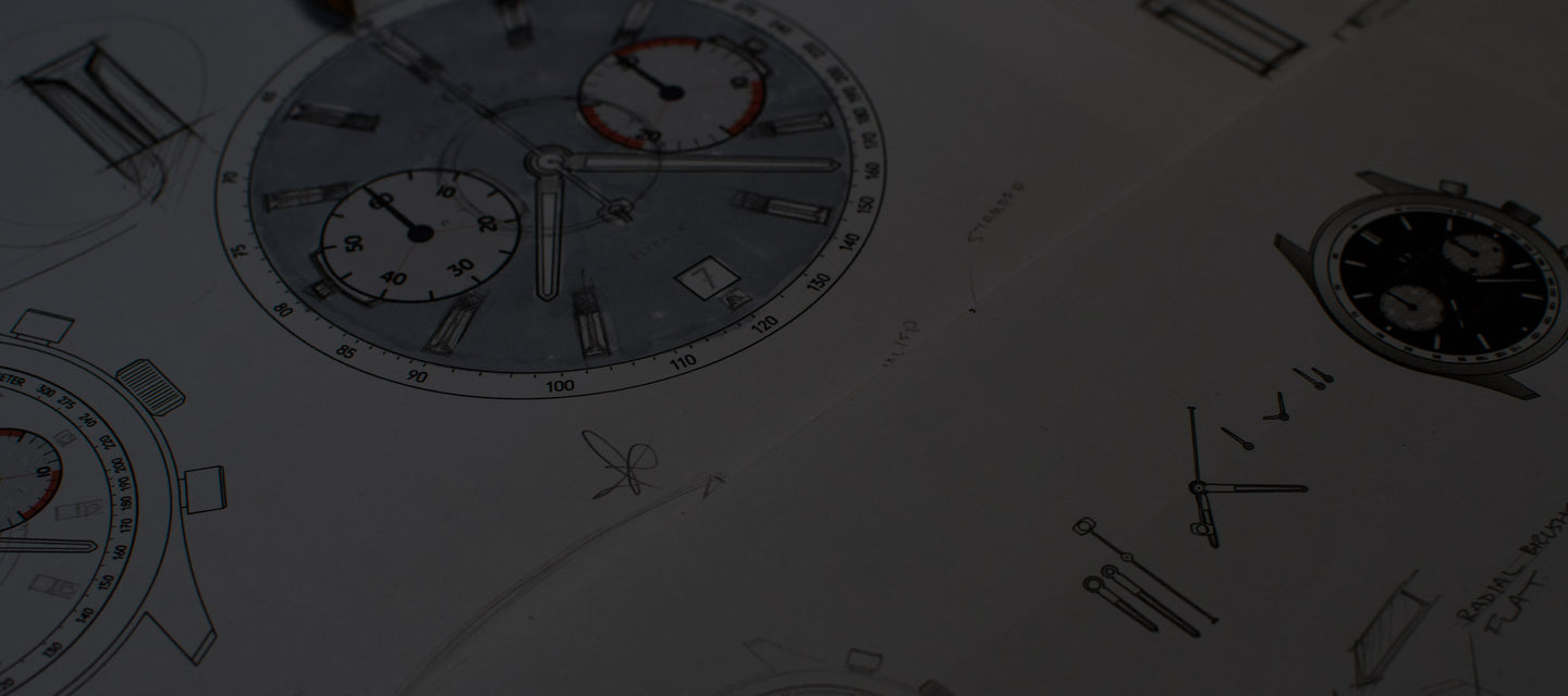 Decorative image of a drawing of clockworks