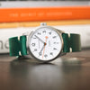 British Green Leather Strap