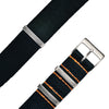Black Nylon Strap - 20mm
