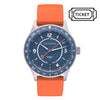 Oak & Oscar Humboldt SAR BWCA on orange rubber strap