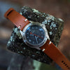 The Humboldt - Grey on Leather-Oak & Oscar