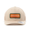 Oak & Oscar Logo Patch Hat - Khaki with orange patch
