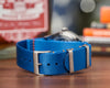 Medium Blue Nylon Strap - 20mm - Oak & Oscar