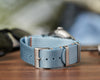 Ice Blue Nylon Strap - 20mm - Oak & Oscar
