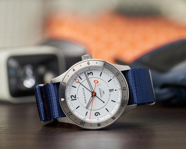 Navy Blue Nylon Strap - 20mm - Oak & Oscar