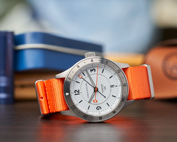 Orange Nylon Strap - 20mm - Oak & Oscar